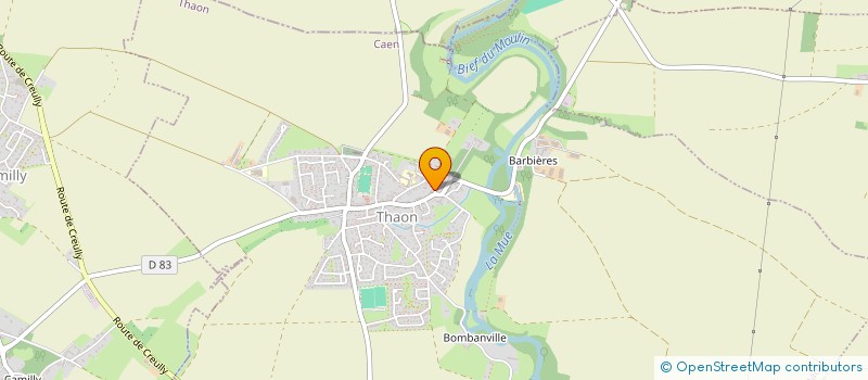 localisation de l'entreprise SCI GARDEN  THAON