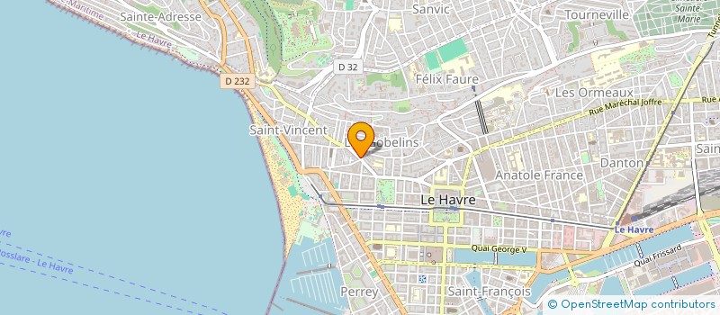 localisation de l'entreprise SCI GARDEN AVENUE à LE HAVRE