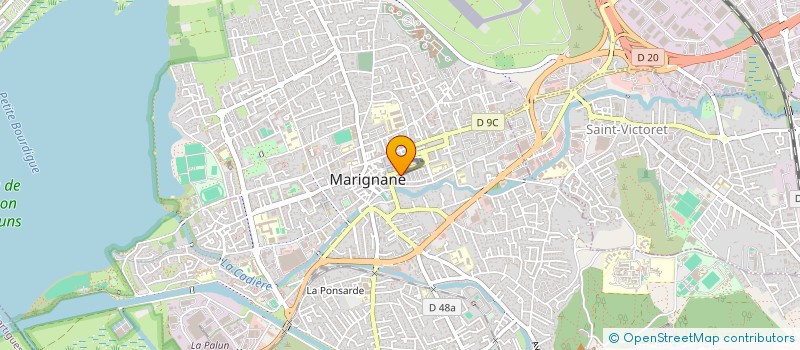 localisation de l'entreprise SCI GARDENIA à MARIGNANE