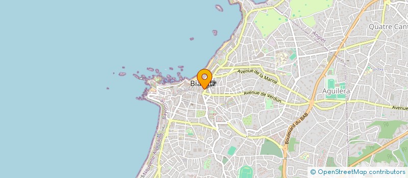 localisation de l'entreprise SCI GARDERES à BIARRITZ