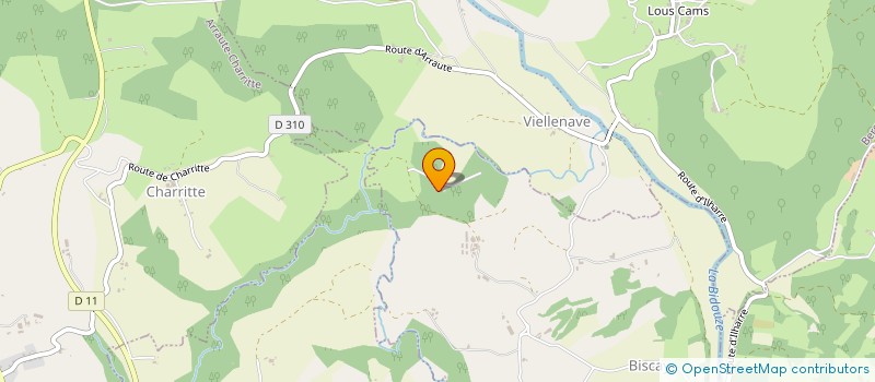 localisation de l'entreprise SCI GARDERES  LUXE-SUMBERRAUTE