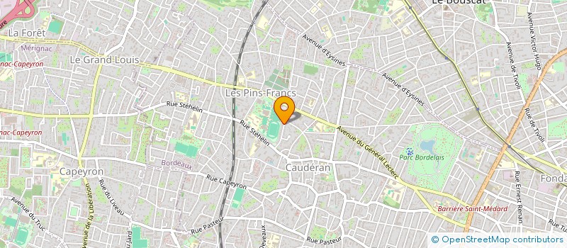 localisation de l'entreprise SCI GARDET LE MOULLEAU  BORDEAUX