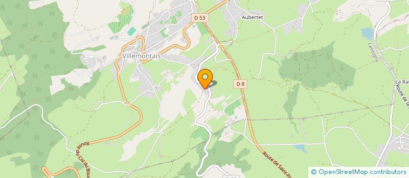 localisation de l'entreprise SCI GARDETTE  VILLEMONTAIS