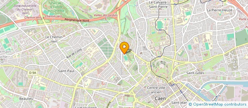 localisation de l'entreprise SCI GARDETTE  CAEN