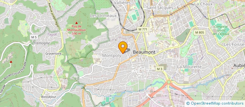 localisation de l'entreprise SCI GARDEVIEILLE  BEAUMONT