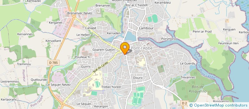 localisation de l'entreprise SCI GARDIAN  PONT-L'ABBE