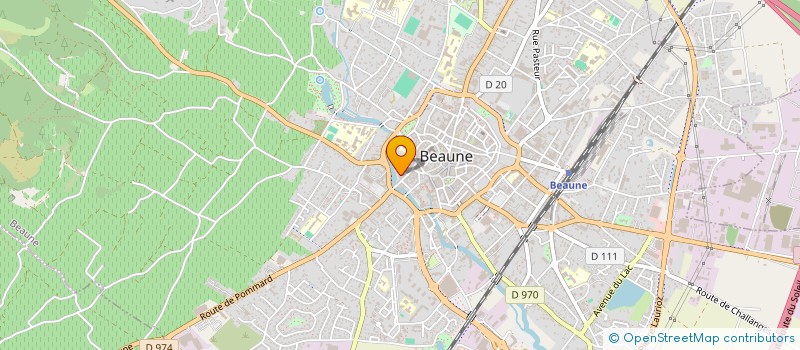 localisation de l'entreprise SCI GARDIN  BEAUNE