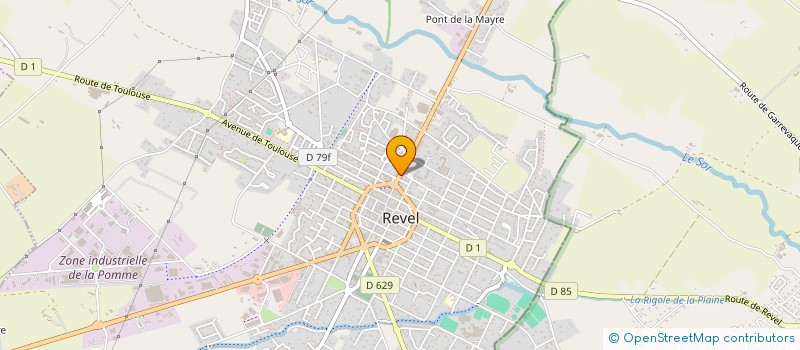 localisation de l'entreprise SCI GARDIS  REVEL