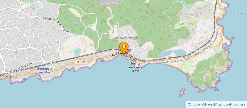 localisation de l'entreprise SCI GARDO VIEILLO  SAINT-RAPHAEL