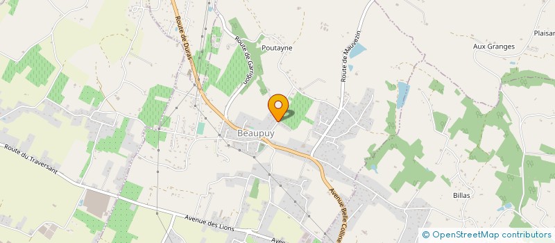 localisation de l'entreprise SCI GARDOISE  BEAUPUY