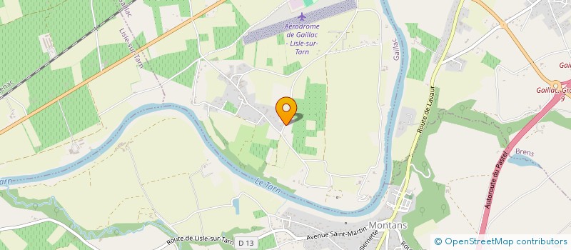 localisation de l'entreprise SCI GARE à GAILLAC