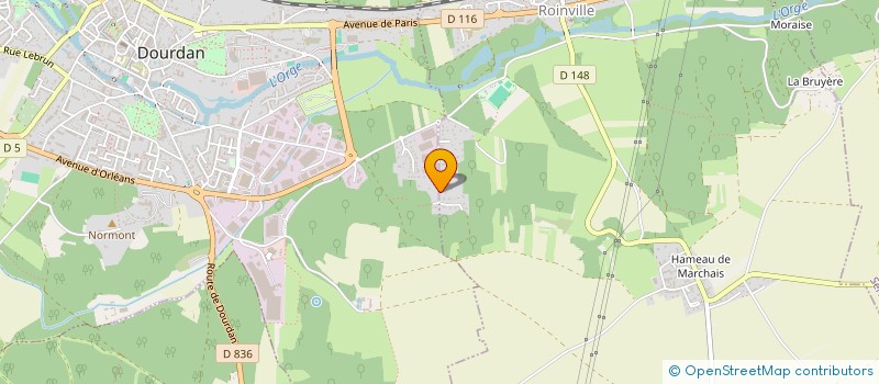 localisation de l'entreprise SCI GARE D'ORSAY  DOURDAN