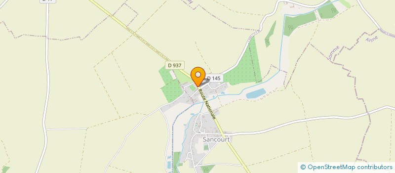localisation de l'entreprise SCI GARE DE HAM  SANCOURT