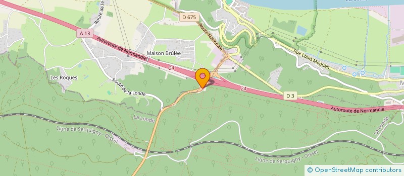 localisation de l'entreprise SCI GARE DE LA FORET  LA LONDE