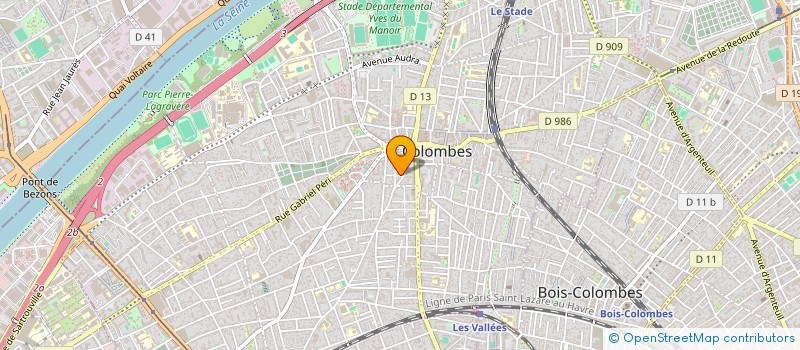 localisation de l'entreprise SCI GAREB à COLOMBES