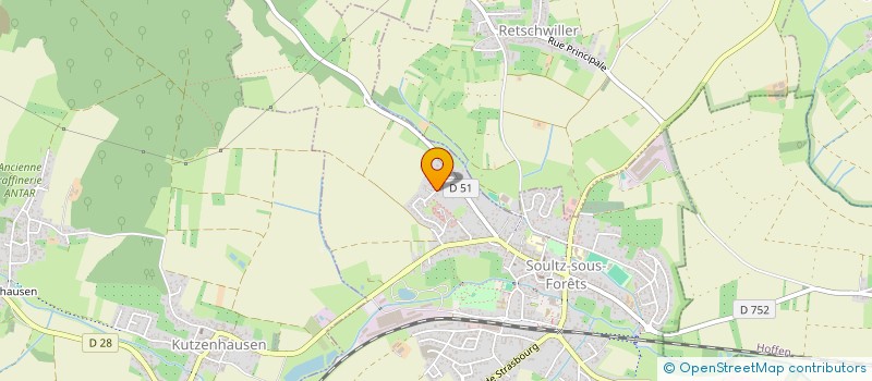 localisation de l'entreprise SCI GAREC  SOULTZ-SOUS-FORETS