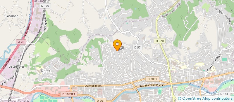 localisation de l'entreprise SCI GARELAFONT  BRIVE-LA-GAILLARDE