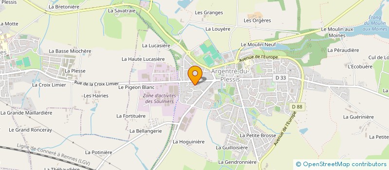 localisation de l'entreprise SCI GARENGEOT  ARGENTRE-DU-PLESSIS