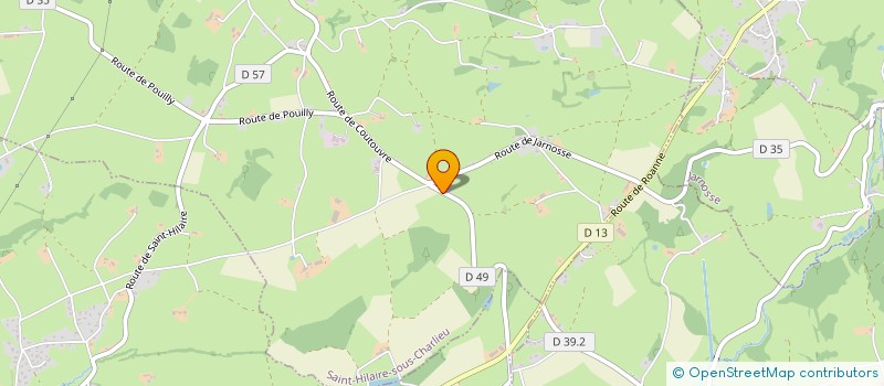 localisation de l'entreprise SCI GARENNE 42  SAINT-HILAIRE-SOUS-CHARLIEU