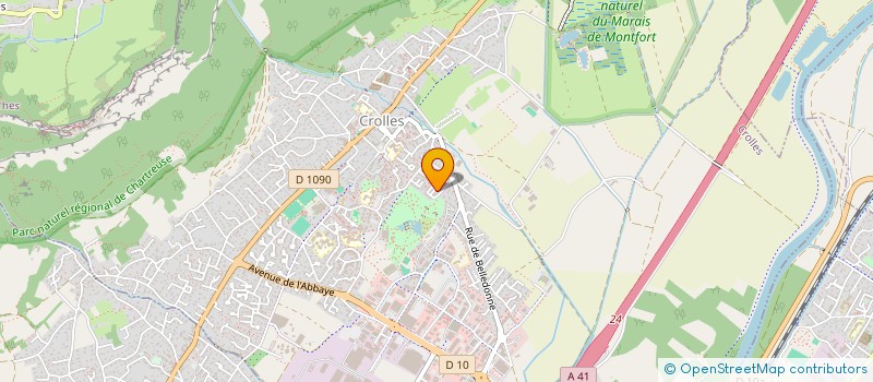 localisation de l'entreprise SCI GARENNOISE DE LA POSTE  CROLLES