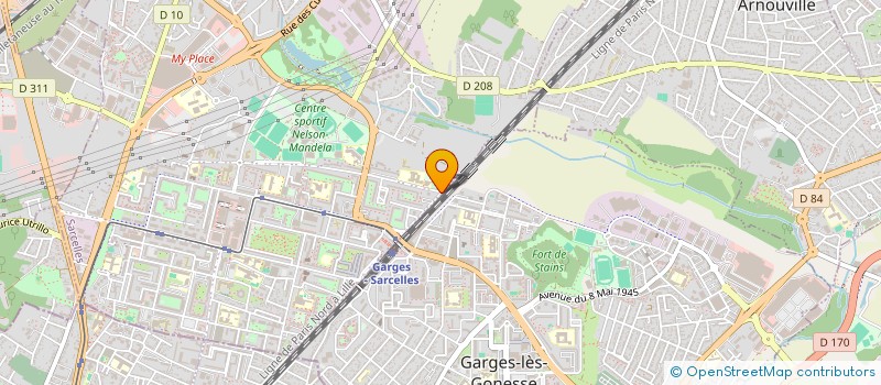 localisation de l'entreprise SCI GAREPARK à SARCELLES