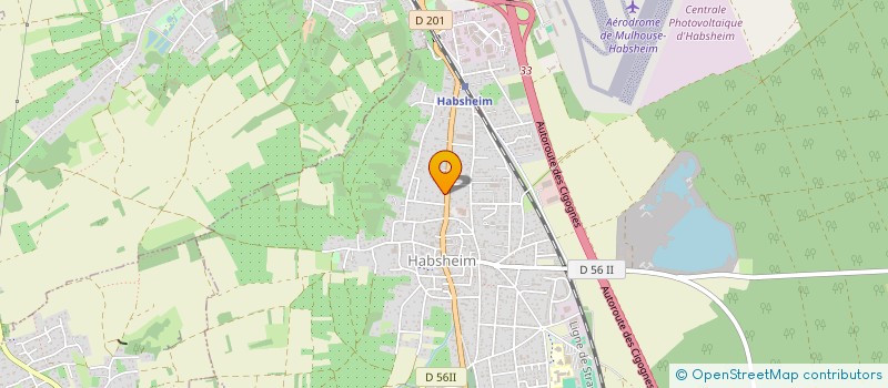 localisation de l'entreprise SCI GARETH  HABSHEIM