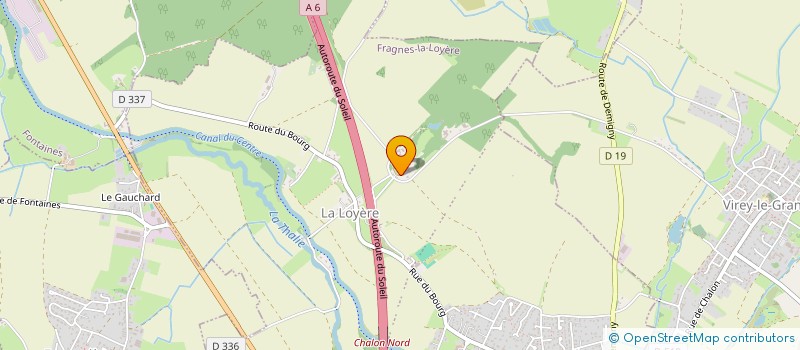 localisation de l'entreprise SCI GAREZ MOURIER  LESSARD-LE-NATIONAL