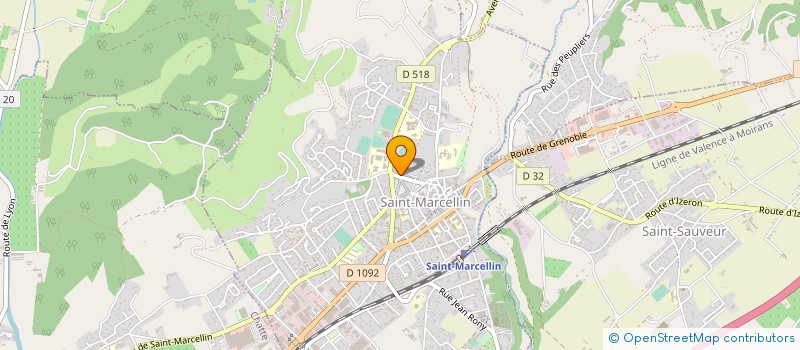 localisation de l'entreprise SCI GARFIELD  SAINT-MARCELLIN