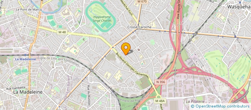localisation de l'entreprise SCI GARFOCH à MARCQ-EN-BARŒUL