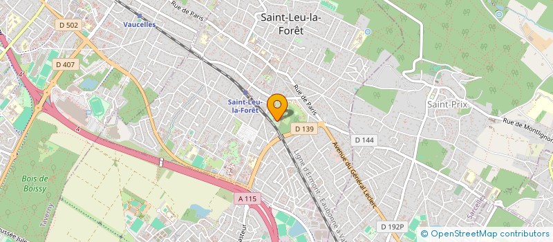 localisation de l'entreprise SCI GARGES LES MORILLONS  SAINT-LEU-LA-FORET