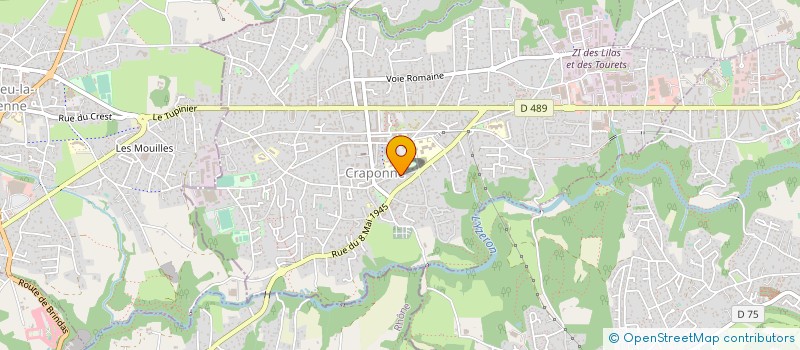 localisation de l'entreprise SCI GARI  CRAPONNE