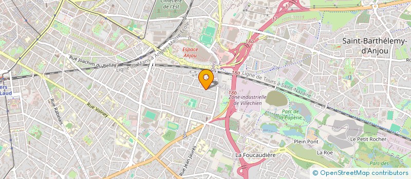 localisation de l'entreprise SCI GARI à ANGERS