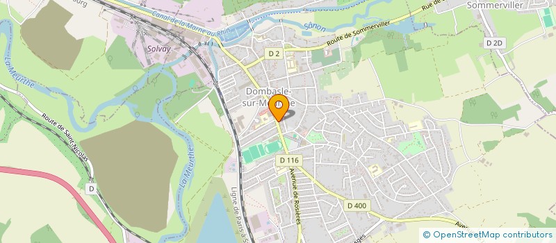 localisation de l'entreprise SCI GARI  DOMBASLE-SUR-MEURTHE