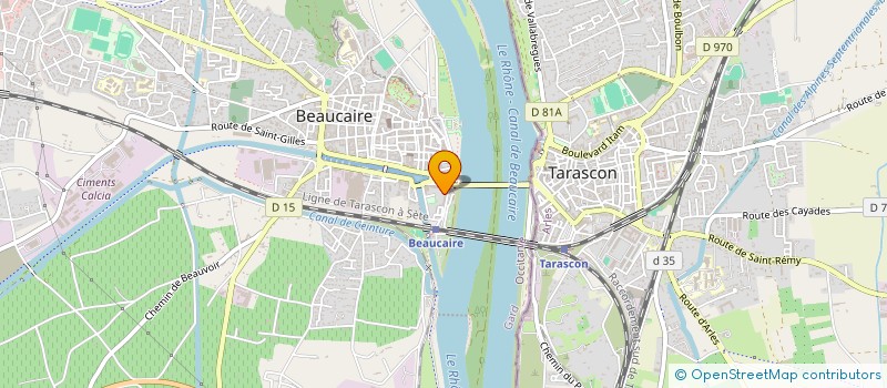 localisation de l'entreprise SCI GARI  BEAUCAIRE