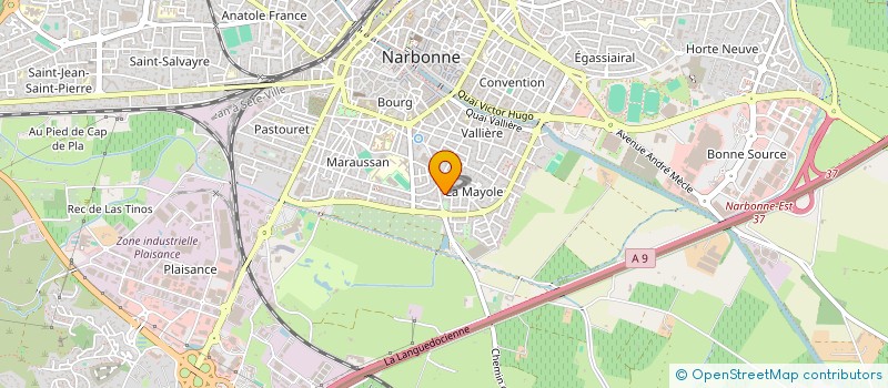 localisation de l'entreprise SCI GARIBALDI à NARBONNE