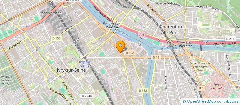 localisation de l'entreprise SCI GARIBALDI à IVRY-SUR-SEINE
