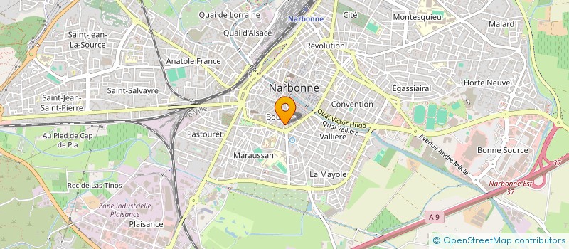 localisation de l'entreprise SCI GARIBALDI  NARBONNE