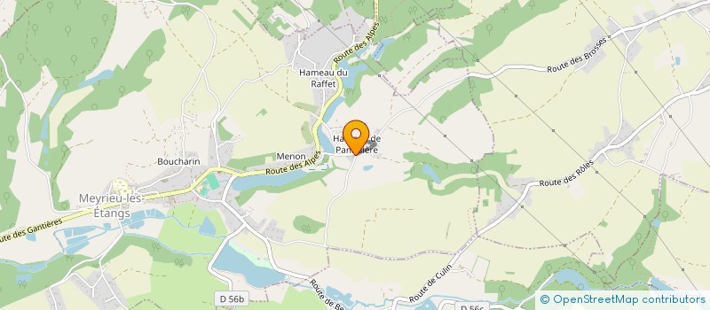 localisation de l'entreprise SCI GARIBALDI  MEYRIEU-LES-ETANGS