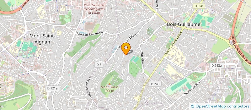 localisation de l'entreprise SCI GARIBALDI  BOIS-GUILLAUME