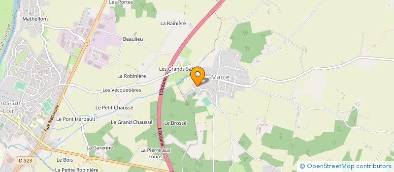 localisation de l'entreprise SCI GARINNE  MARCE