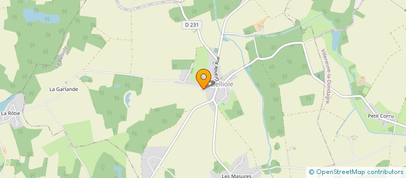 localisation de l'entreprise SCI GARLANDE  LA BELLIOLE