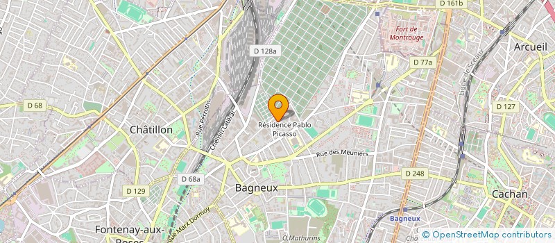 localisation de l'entreprise SCI GARLANDE NVEST à BAGNEUX