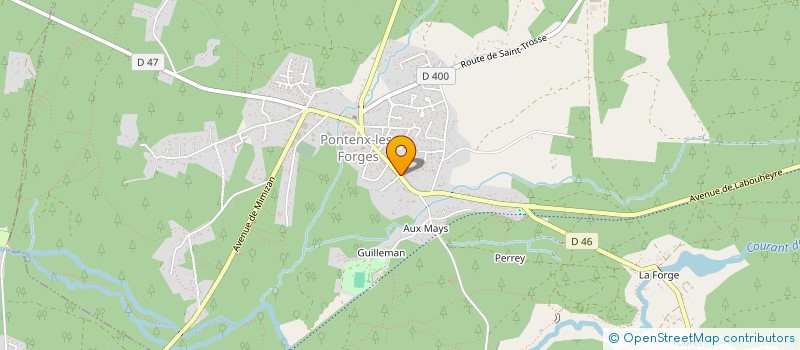 localisation de l'entreprise SCI GARLUCHE PONTENAISE  PONTENX-LES-FORGES