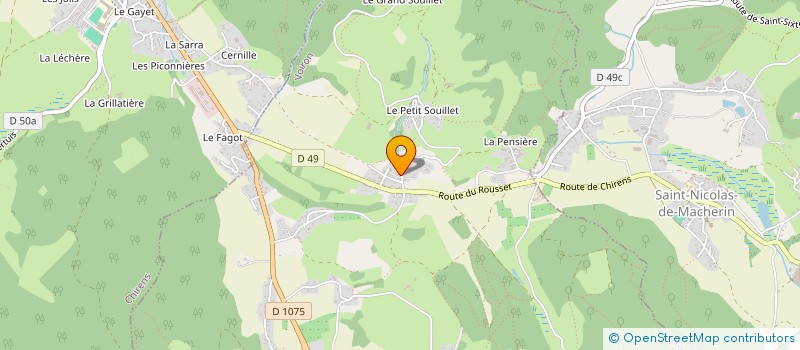 localisation de l'entreprise SCI GARLY  VOIRON