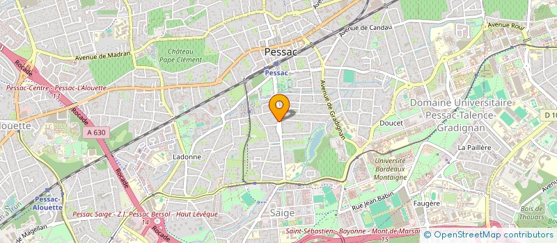 localisation de l'entreprise SCI GARMO  PESSAC