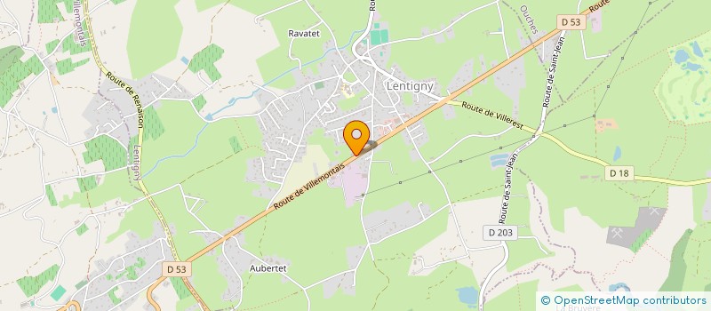 localisation de l'entreprise SCI GARMO  LENTIGNY