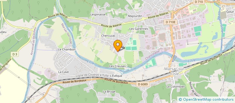 localisation de l'entreprise SCI GARNAUD COUTURIER  CHANCELADE