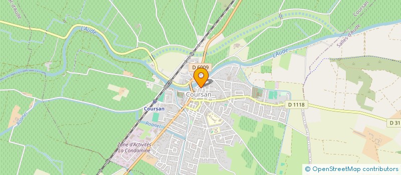 localisation de l'entreprise SCI GARND SOLEIL  SALLES-D'AUDE