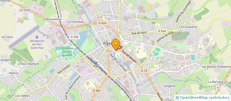 localisation de l'entreprise SCI GARNIER 11 à FLERS