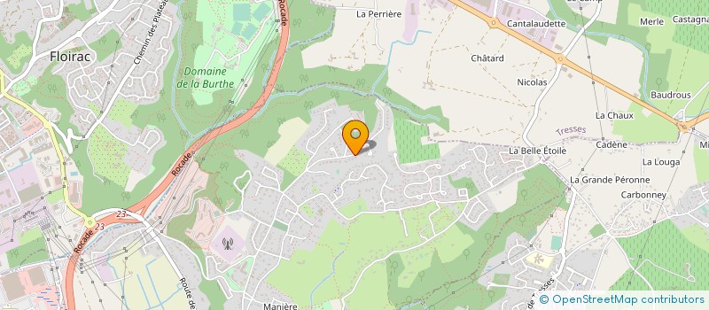 localisation de l'entreprise SCI GARNIER  BOULIAC